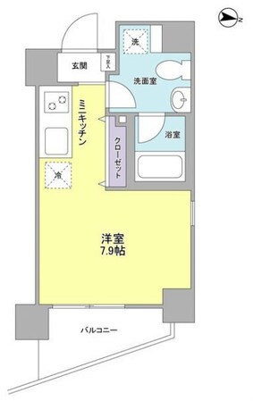 目黒駅 徒歩10分 3階の物件間取画像